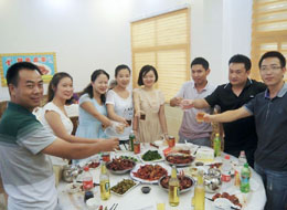 盛世环保员工活动聚餐